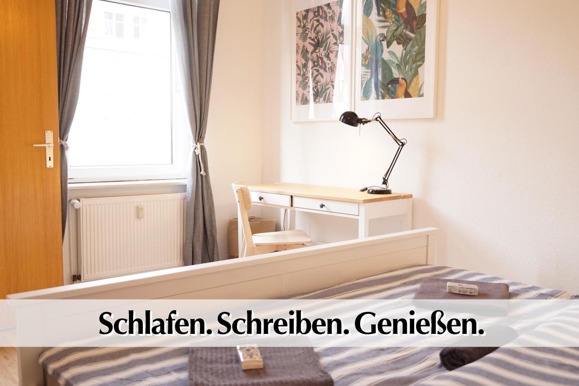 Helles Altbau-Loft Mit Kingsize Bett, Smart-Tv, Etc Erfurt Exterior foto